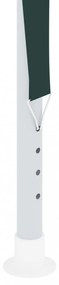 zöld rendezvénysátor oldalfalakkal 2,5 x 2,5 m 90 g/m²