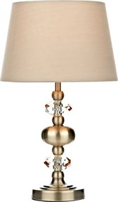 Dar Lighting glamour modern asztali lámpa edith antik sárgaréz daredi4175