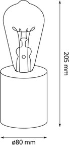 Polux LASTRYKO 315199 Asztali lámpa 4W/LED 3000K 50LM/70LM IP20