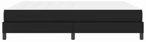 Ágy matracmal Fekete 180 x 200 cm Műbőr
