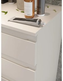 Krémszínű magas fürdőszoba szekrény 60x97 cm Salinas – Germania