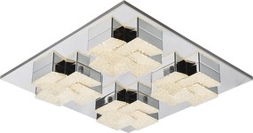 Italux modern LED mennyezeti lámpa clarise króm ezüst itxmx15083-4b-56w