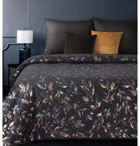 Blink bársony ágytakaró Fekete 220x240 cm