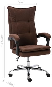 barna szövet irodaszék