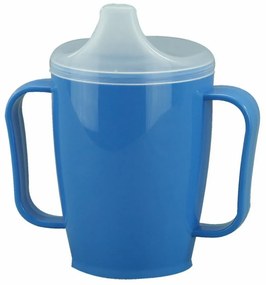 Bögre két fedéllel 250 ml, kék