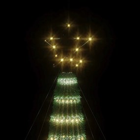 meleg fehér LED karácsonyfa 275 LED 180 cm
