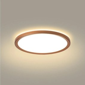 Brilagi - ULTRA SLIM fürdőszobai mennyezeti LED lámpa, 12W, 230V, átm. 22,5 cm, rózsaarany, IP54