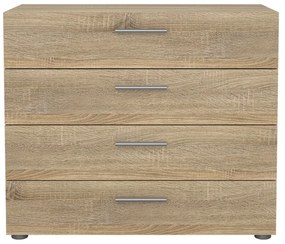 Pepe komód tölgyfa dekorral, 80 x 68 cm - Tvilum