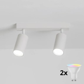 Brilagi - LED RGBW fényerőszabályozható spotlámpa SELE 2xGU10/4,8W/230V fehér