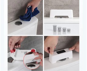 Modern érintésmentes WC öblítés automatikus mozgásérzékelővel - VERK 27030