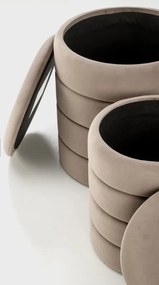 Pacho puff szett bézs