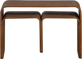 Tárolóasztal diófa dekorral 32x40 cm Frey – WOOOD