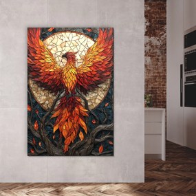 DUBLEZ | Mozaik kép fán - Főnix