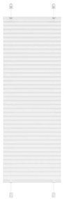 pliszírozott redőny Fehér 40x100 cm szövetszélesség 39,4 cm