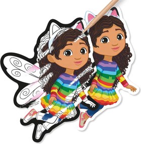 Gabi babaháza Fairy scratch képkarcoló készlet mágnessel