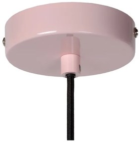 Lucide 30484/28/66 - Csillár zsinóron CORENTIN 1xE27/60W/230V rózsaszín