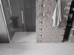 Mexen Velar, nyitható tolóajtó 85x200 cm, 8mm átlátszó üveg, króm, 871-085-000-01-01