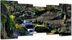 Vászonkép 150x80 Hegyi patak