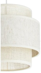 BOHO zsinóros csillár 2xE27/60W/230V krémszín/juta