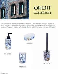 Erga Orient, álló szappantartó, többszínű, ERG-08189
