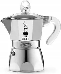 Bialetti Kávéscsésze Dama Pure Ice 160ML 3 Db 100% Olasz Ezüst Jégkrém