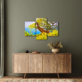 Egy kép egy zsiráfról Afrikában (90x60 cm)