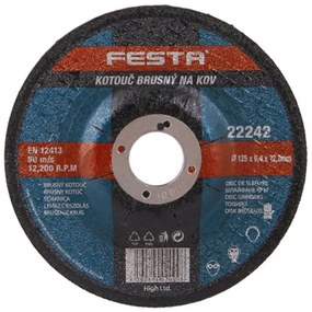 Fém csiszolótárcsa 125 mm FESTA