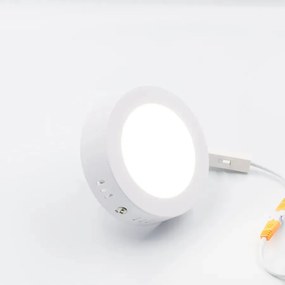 LED panel falon kívüli 6W / PRSF / SMD / 3000K - 4000K - 6000K / WH - LPL331