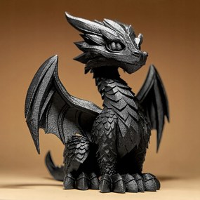 Sárkány Dekoráció Fantasy Szobor Figura 15 cm Ajándék