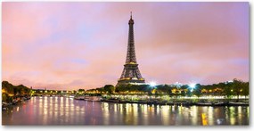 Fotó üvegkép Eiffel-torony Párizs 140x70