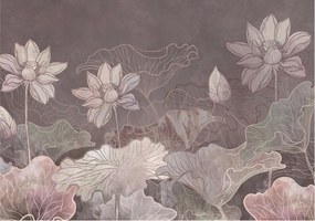 Fotótapéta Flizelin Szoba tapéta Békés botanika 312x219 Ragasztó