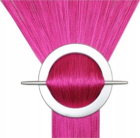 Függöny Spagetti Függöny kész Spagetti sima 300x180 cm magas fukszia