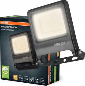 Led Reflektor Kültéri Led reflektor 30W 3000lm 3000K Szürke IP65 Endura