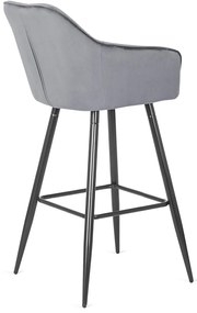 Szürke Bársony Bárszék. SALEM