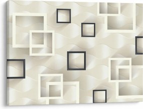 Geometriai absztrakt kép (70x50 cm)