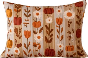 Mikroszálas párnahuzat PUMPKIN STRIPES 70x90 cm, színes