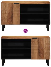 TV Szekrény 80x31,5x46 cm Tömör Akácfából