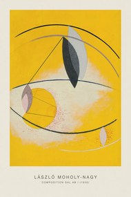 Festmény reprodukció Composition Gal Ab I (Original Bauhaus in Yellow, 1930) - Laszlo / László Maholy-Nagy, (26.7 x 40 cm)