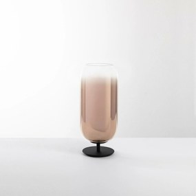 Artemide Gople Mini asztali lámpa fekete/réz, fúvott üveg, 34 cm, E14