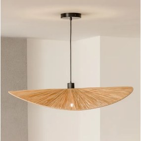 Brilagi - LED csillár zsinóron CERIA BOHO 1xE27/40W/230V, átm. 80 cm, rafia
