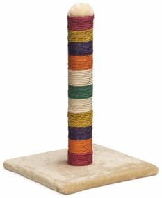 Beeztees Anja szivárványos kaparó, 30 x 30 x 45 cm