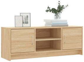 sonoma tölgy színű szerelt fa fali TV-szekrény 102x30x37,5 cm