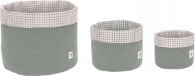 Lassig Játéktároló kosarak 3 db-os szett Ideális gyermekek számára