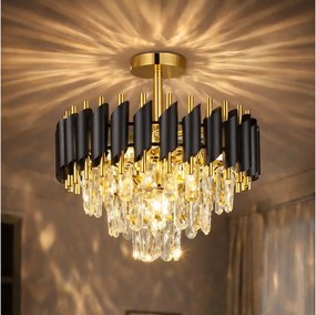 Brilagi - Felületre szerelhető ECLIPSE csillár 5xE14/10W/230V, átm. 38 cm, fekete/arany