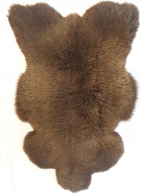 Természetes Barna Báránybőr Angol L Hagyományos sűrű gyapjúbőr