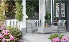 Világosszürke műanyag kerti fotel szett 2 db-os Scandi Linea – Keter