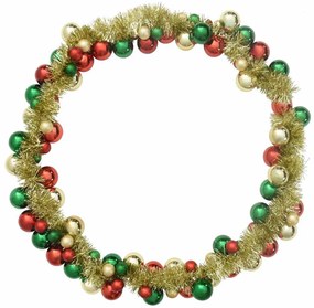 Karácsonyi gömb girland Sokszínű 186 cm Polisztirol