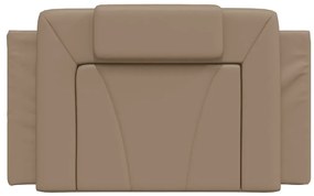 cappuccino színű műbőr fejtámla párna 90 cm