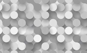Fotótapéta Dekoratív Fali Tapéta Képekkel Szürke körök 416x254