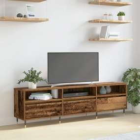vidaXL TV szekrény Öreg fa 150 x 30 x 45 cm Faanyag